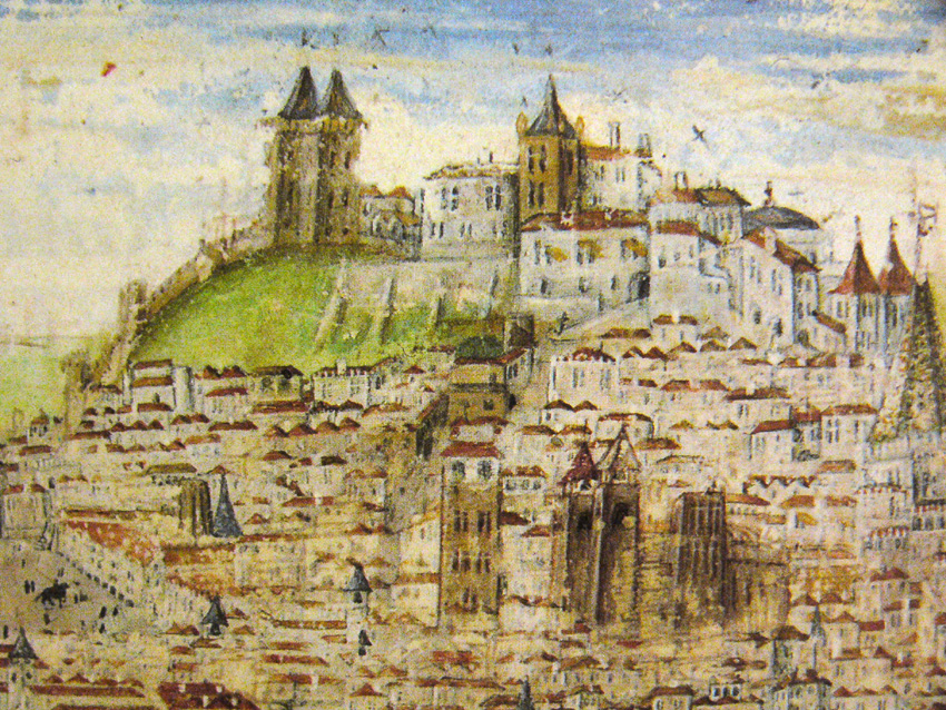 Medieval painting of Castelo Sao Jorge