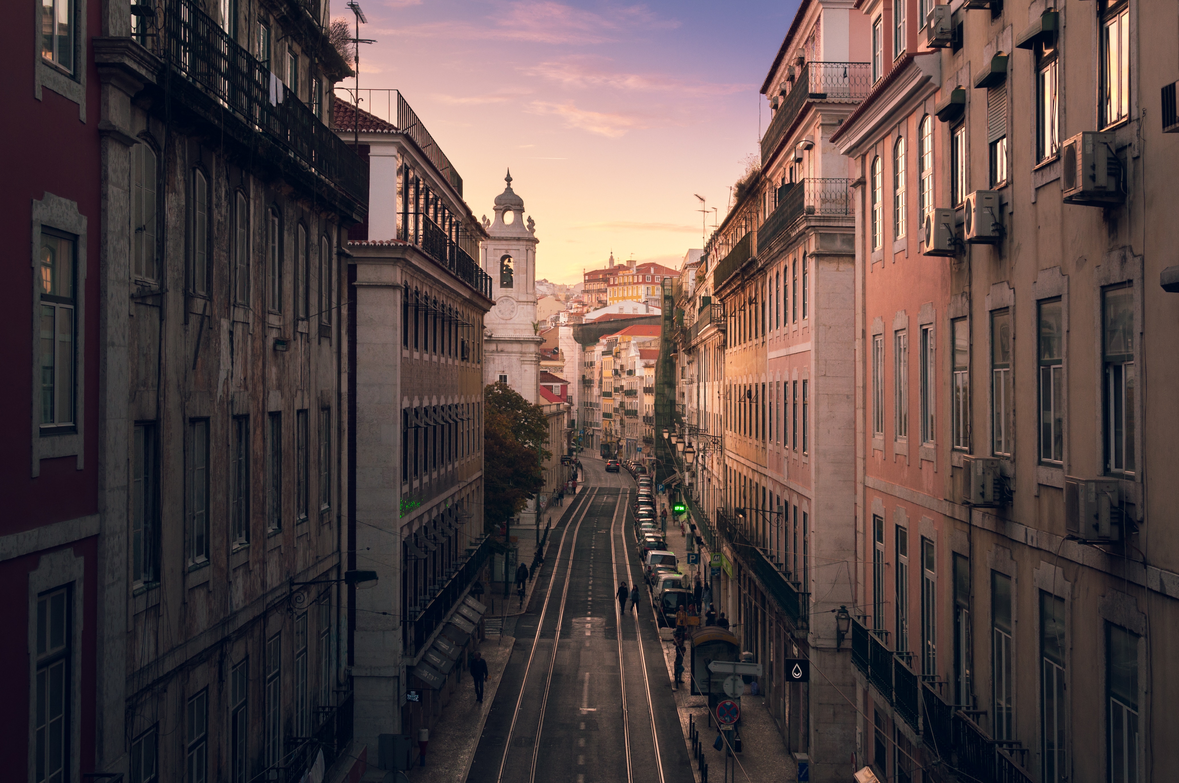 View of Lisbon street